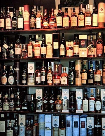 liquor alcohol contents